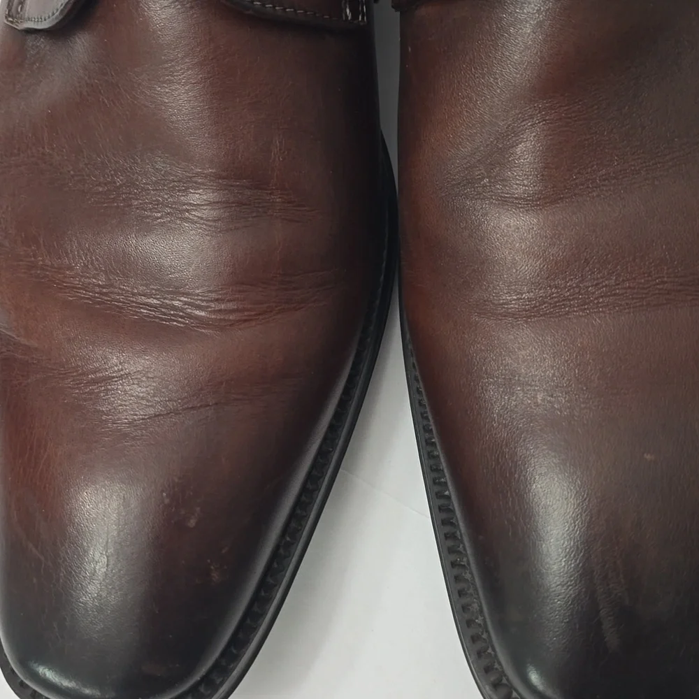 To Boot New York Italy Men's Dress Oxford Shoes Brown Ombre Leather Size 13